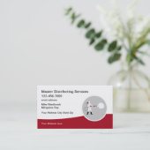 Bio-Virenbereinigungsdienste - Visitenkarten Visitenkarte (Stehend Vorderseite)