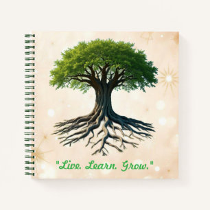 "Bio Wachstumspfad" Notizblock