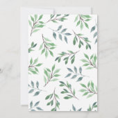 Bio Waldland Vintager Kranz Einladung (Rückseite)