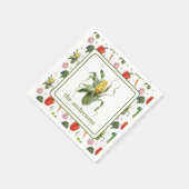 Bio Wasserfarbe Mais Serviette (Ecke)