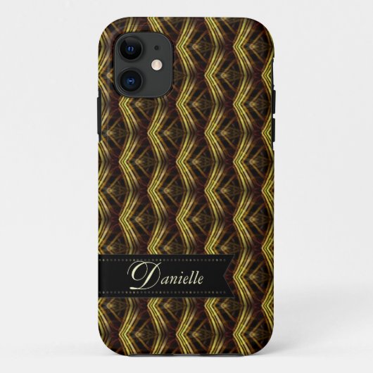 Bio Waves Earthy pattern iPhone 5 Case (Rückseite)