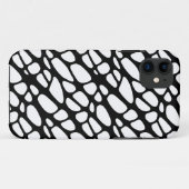 Bio Webmuster Schwarz/Weiß Case-Mate iPhone Hülle (Rückseite (Horizontal))