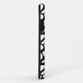 Bio Webmuster Schwarz/Weiß Case-Mate iPhone Hülle (Hinten/Rechts)