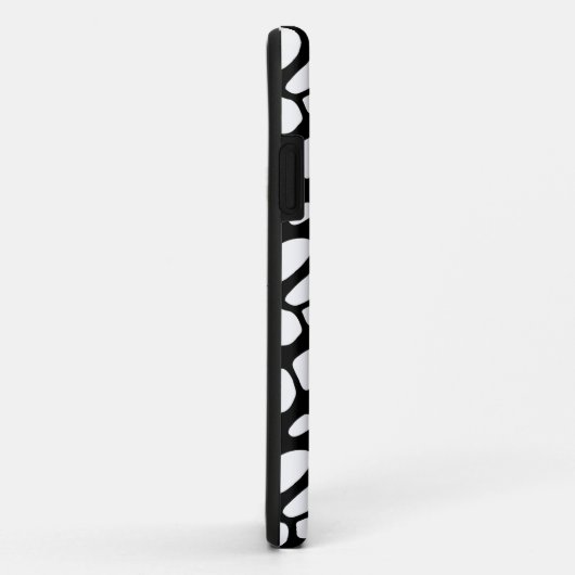 Bio Webmuster Schwarz/Weiß Case-Mate iPhone Hülle (Hinten/Rechts)