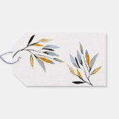 Bio Weihnachtsfeiertage-Geschenkmarke Geschenkanhänger (Rückseite Horizontal)