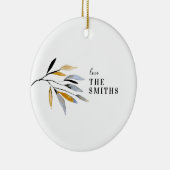 Bio Weihnachtsurlaub Keramik Ornament (Rechts)