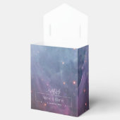 Bio weiße Gabe Retro-Orion Nebel EDITABLE Geschenkschachtel (Geöffnet)