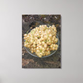 Bio, weiße Korridore vom Garten Leinwanddruck (Vorderseite)