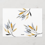 Bio Winter Natural Blue Frohe Weihnachten Foto (Rückseite)