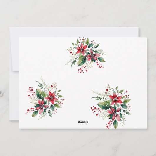 Bio Winter Natural Blue Frohe Weihnachten Foto (Rückseite)