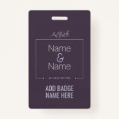 Bio wirst du mich heiraten orion nebula EDITABLE Ausweis (Rückseite)