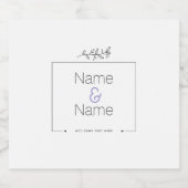 Bio wirst du mich heiraten orion nebula EDITABLE Bierflaschenetikett (Einzelnes Label)