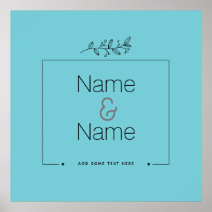 Bio wirst du mich heiraten orion nebula EDITABLE Poster