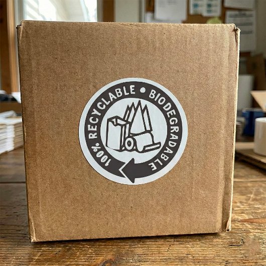 Bioabbaubare Aufkleber