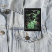 Bioabfall - Techno-Dystopian Streetwear Design Button (Insitu)