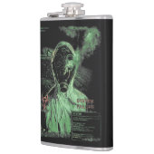 Bioabfall - Techno-Dystopian Streetwear Design Flachmann (Links)