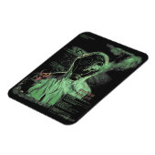 Bioabfall - Techno-Dystopian Streetwear Design Magnet (Linke Seite)