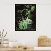 Bioabfall - Techno-Dystopian Streetwear Design Poster (Küche)