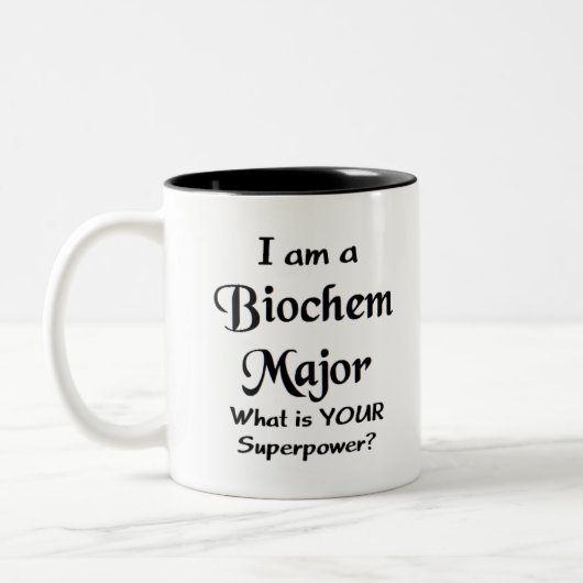 Biochem-Major Zweifarbige Tasse (Links)