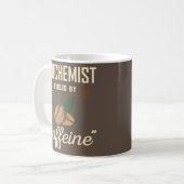 Biochemie Biochemiker, angeregt durch Kaffeebbiolo Kaffeetasse (Vorderseite Links)