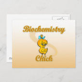 Biochemie Chick Postkarte (Vorne/Hinten)