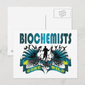 Biochemie Gone Wild Postkarte (Vorne/Hinten)