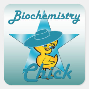 Biochemie-Kick #7 Quadratischer Aufkleber