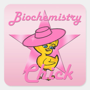 Biochemie-Kick #8 Quadratischer Aufkleber
