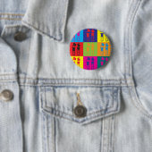Biochemie-Pop-Kunst Button (Beispiel)