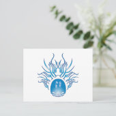 Biochemie Skull Postkarte (Stehend Vorderseite)