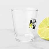 Biochemie Survivor Schnapsglas (Links)