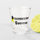 Biochemie Survivor Schnapsglas (Vorderseite)