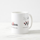 Biochemie-Tasse der Liebe I - Tazza Amo-La Kaffeetasse (VorderseiteRechts)