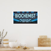 Biochemiker Marquee Poster (Küche)