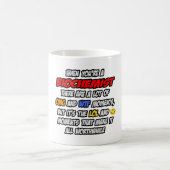 Biochemiker .. OMG WTF LOL Kaffeetasse (Mittel)