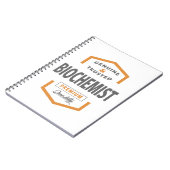 Biochemikerin Notizblock (Linke Seite)