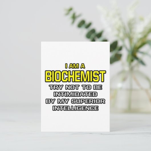 Biochemikerin..................................... Postkarte (Stehend Vorderseite)