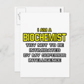 Biochemikerin..................................... Postkarte (Vorne/Hinten)