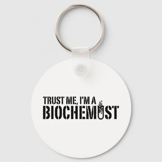 Biochemikerin Schlüsselanhänger (Vorderseite)