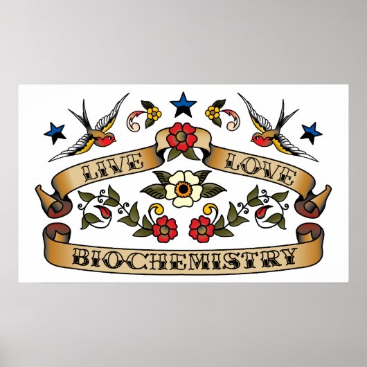 Biochemische Liebe Poster (Vorne)