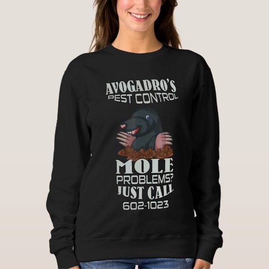 Biochemist Mole Day Bio Chemistry Moles Biolog Sweatshirt (Vorderseite)