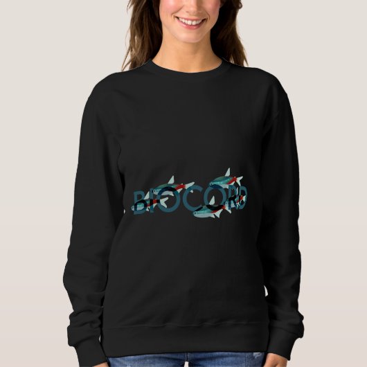 Biocord Lieben Fisch Sweatshirt (Vorderseite)