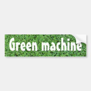 Biodiesel angetriebene grüne Maschine Autoaufkleber
