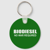 Biodiesel: kein Krieg erforderlich Schlüsselanhänger (Vorderseite)