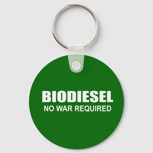 Biodiesel: kein Krieg erforderlich Schlüsselanhänger (Vorderseite)