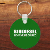 Biodiesel: kein Krieg erforderlich Schlüsselanhänger (Vorderseite)