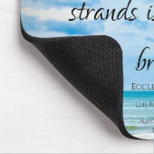 Biodiktatur von Blue Beach Ocean über drei Stränge Mousepad (Ecke)