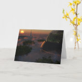 Biodome Grußkarte Karte (Gelbe Blume)