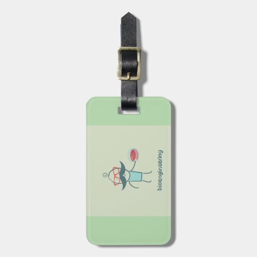 Bioengineering Scientist Gepäckanhänger (Vorderseite vertikal)