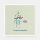 Bioengineering Scientist Napkins Serviette (Vorderseite)